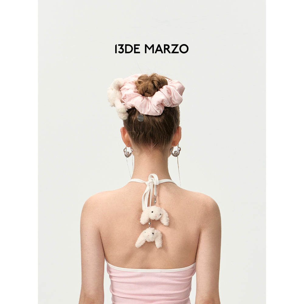 13DE MARZO Doozoo Colon Bear Hair Clasp Pink