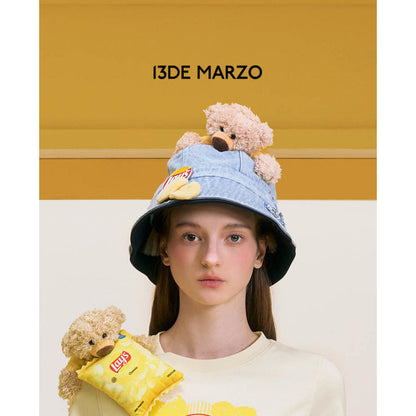 13DE MARZO X Lay's Flavor Bear Bucket Hat Blue
