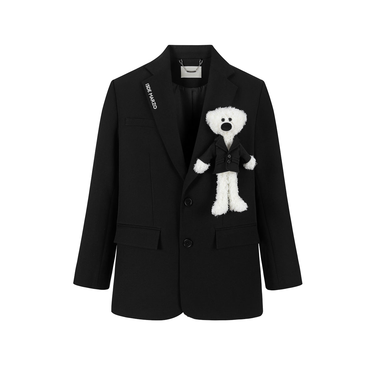 13DE MARZO Bear Custom Suit Black