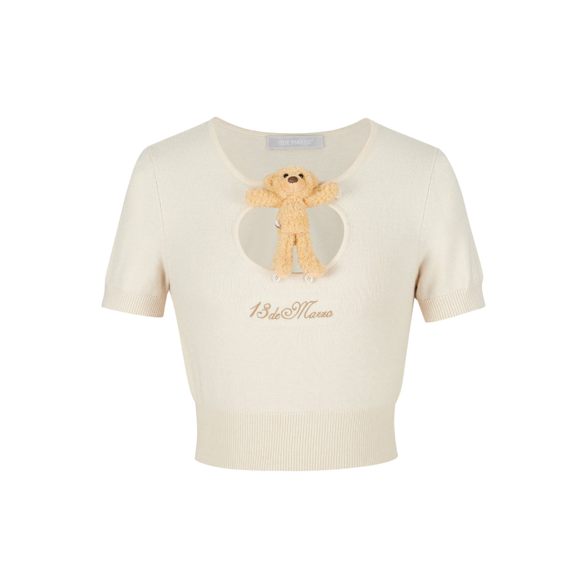 13DE MARZO Doozoo Chest Cassimere Top Beige