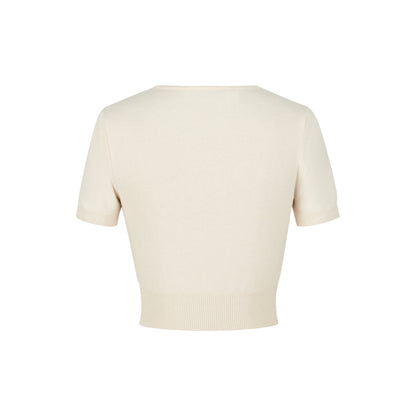 13DE MARZO Doozoo Chest Cassimere Top Beige