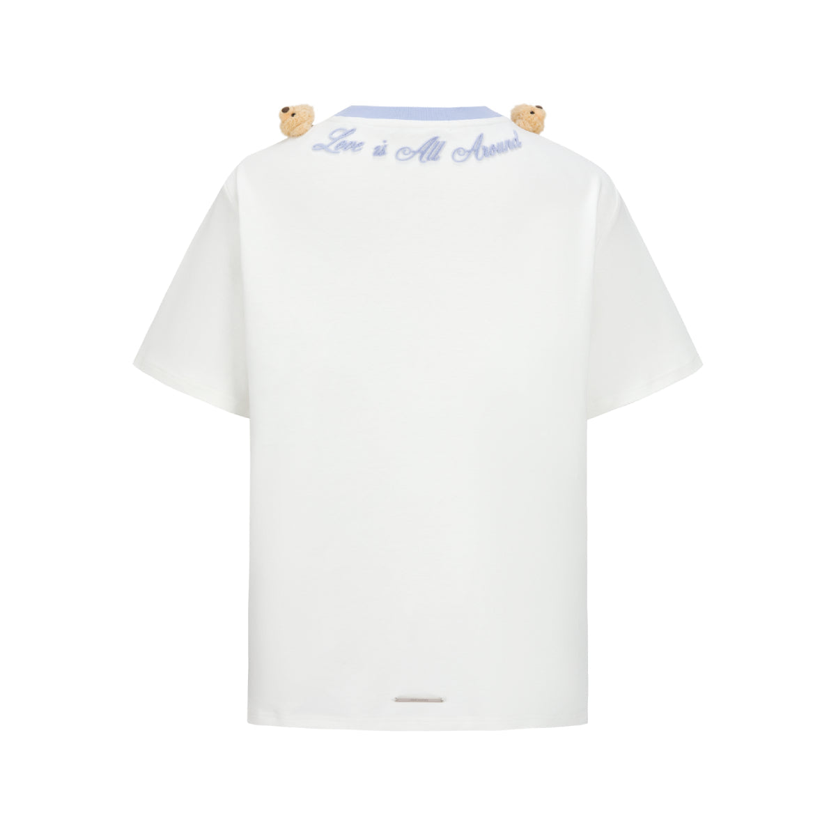 13DE MARZO Doozoo Logo Round Neck T-Shirt White