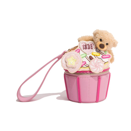 13DE MARZO Frosted Cake Bag Pink