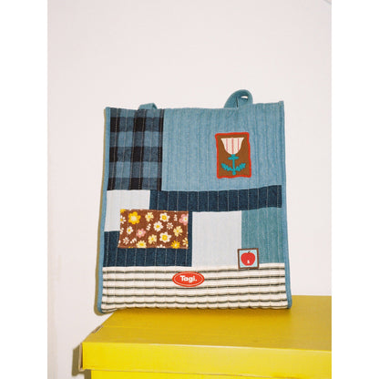 Tagi. Imagine Patchwork Put-Put Denim Shoulder Bag
