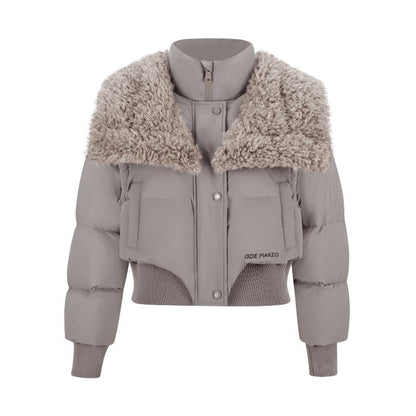13DE MARZO Doozoo Detachable Short Down Jacket Grey