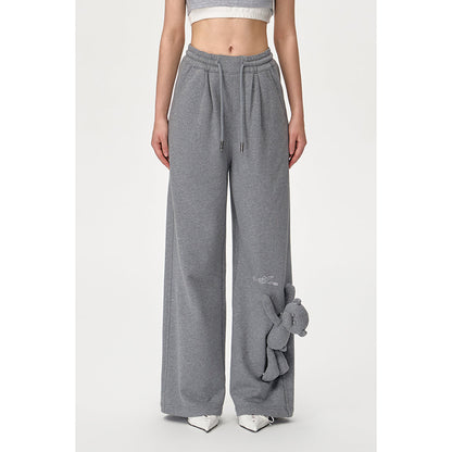 13DE MARZO Star Sand Sweatpants Grey