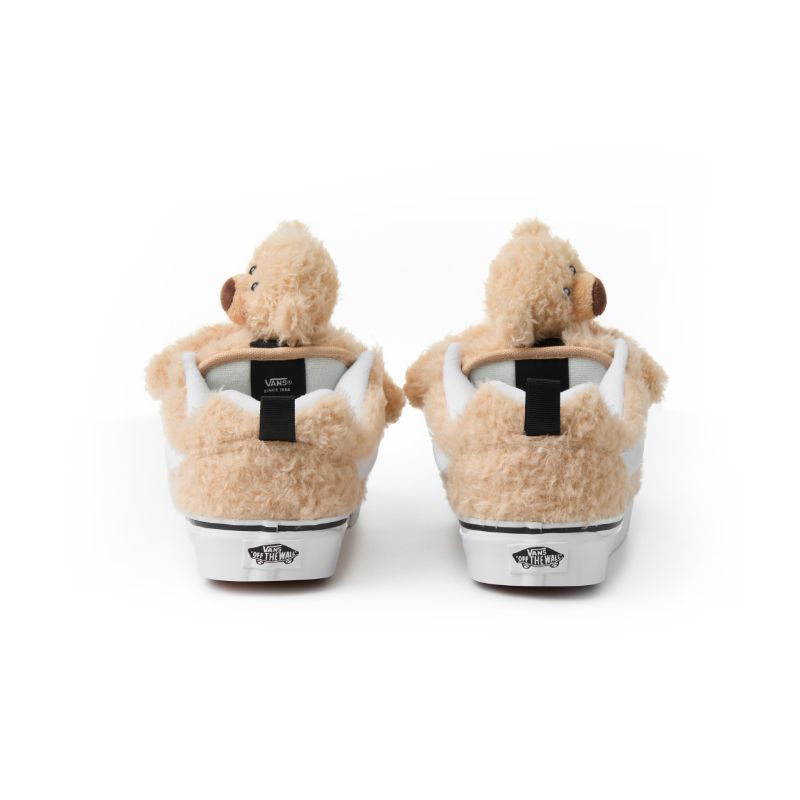 13DE MARZO x Vans Knu Skool Fuzzy Shoes Khaki