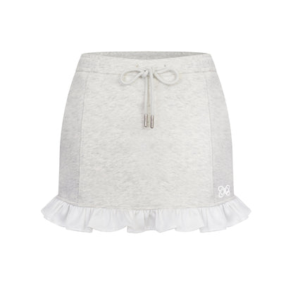 Ann Andelman Grey Ruffled Skirt