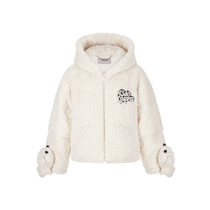 13DE MARZO Bear Costume Down Jacket White