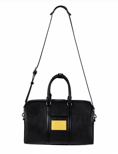 13DE MARZO Pilot Bear Travel Bag Smal Black