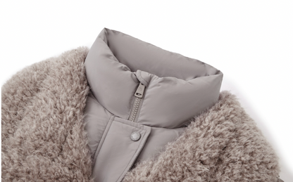 13DE MARZO Doozoo Detachable Short Down Jacket Grey