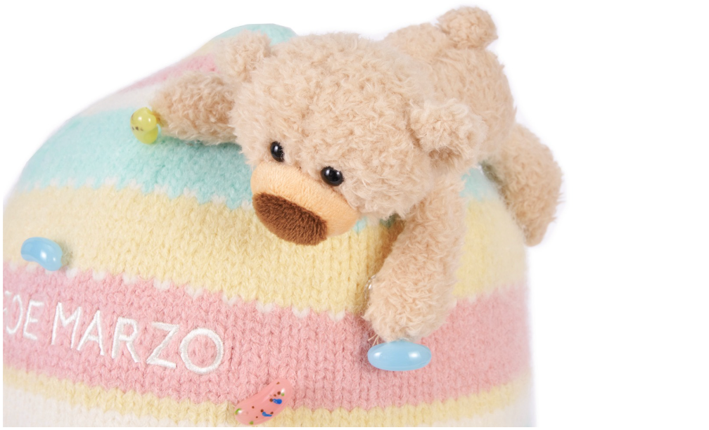 13DE MARZO Bear Sweet Bean Beanie