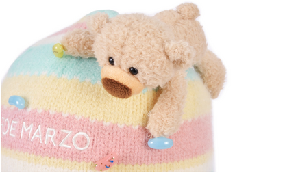 13DE MARZO Bear Sweet Bean Beanie