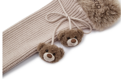 13DE MARZO Doozoo Fuzzy Socks Brown