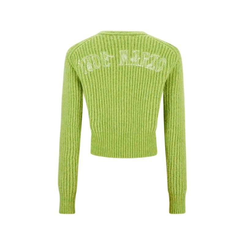 13DE MARZO Doozoo Cuddle Button Cardigan Green