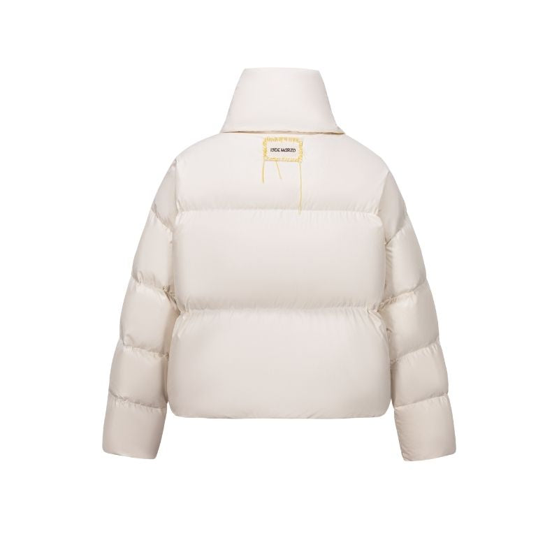 13DE MARZO Tailor Bear Ruler Down Jacket Beige