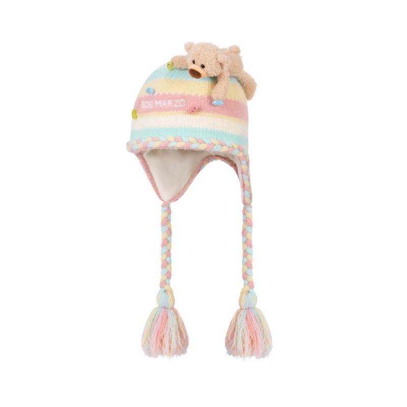 13DE MARZO Bear Sweet Bean Beanie