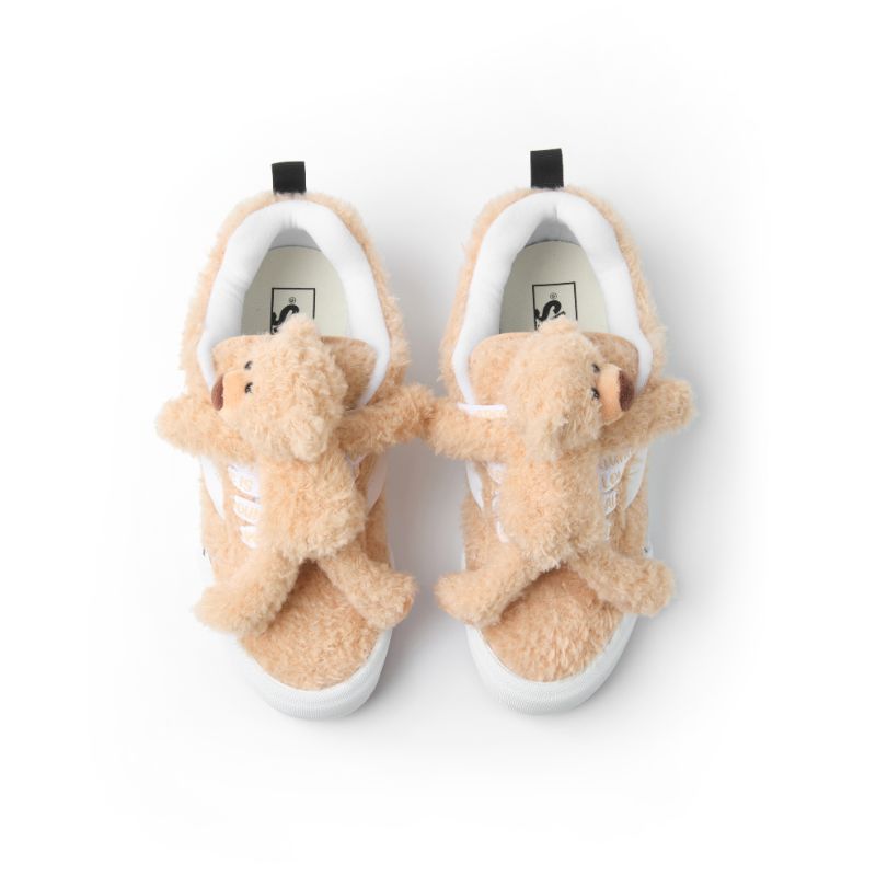 13DE MARZO x Vans Knu Skool Fuzzy Shoes Khaki