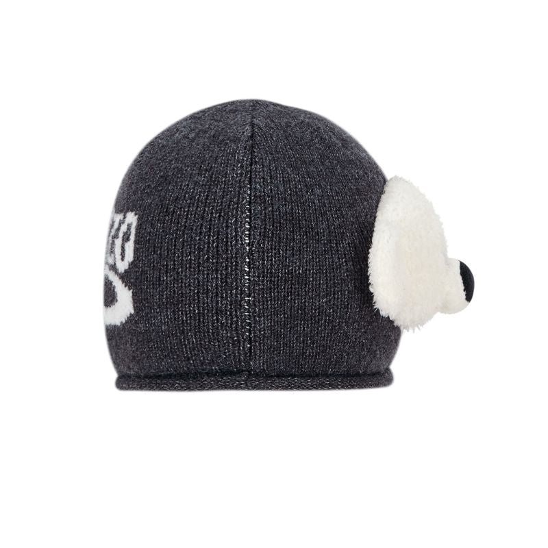 13DE MARZO Doozoo 3D Bear Beanie Dark Grey