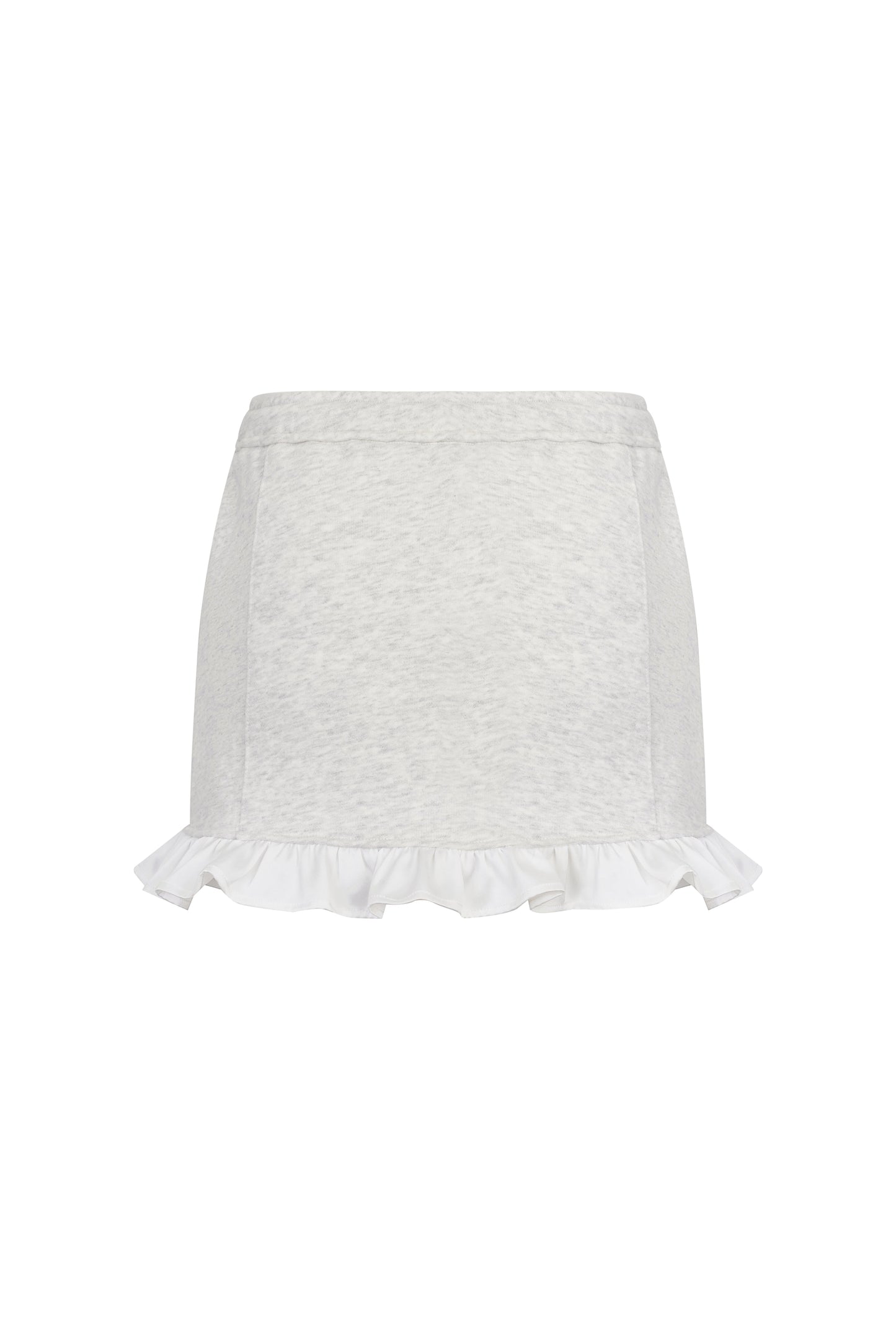 Ann Andelman Grey Ruffled Skirt