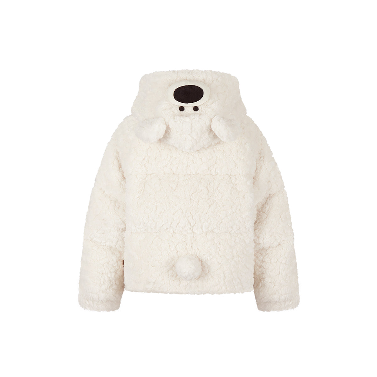 13DE MARZO Bear Costume Down Jacket White