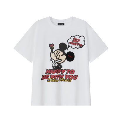 Sofitte Mickey Mouse Graffiti Tee White