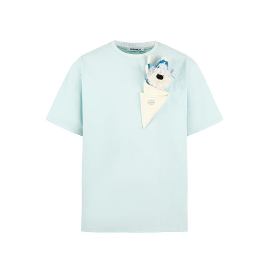 13DE MARZO Doozoo Ice-Cream T-shirt Wan Blue