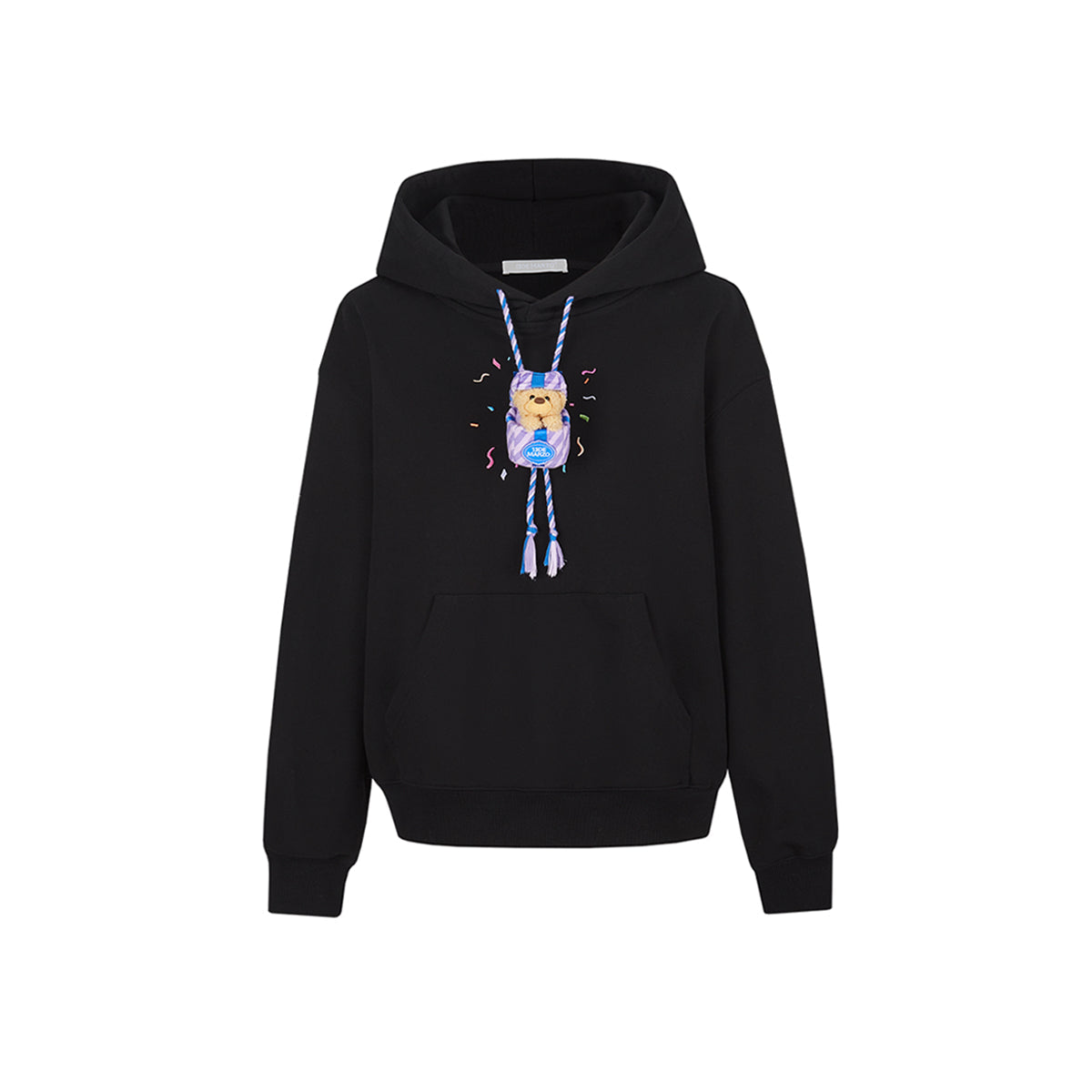 13E MARZO Doozoo Gift Box Hoodie Black