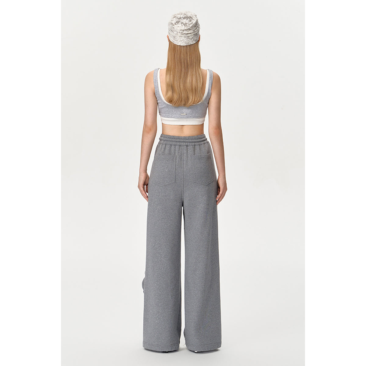 13DE MARZO Star Sand Sweatpants Grey