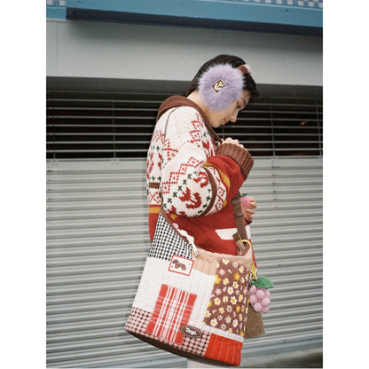 Tagi. Magi Patchwork Hobo Shoulder Bag