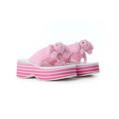 13DE MARZO Doozoo Platform Sandals Pink