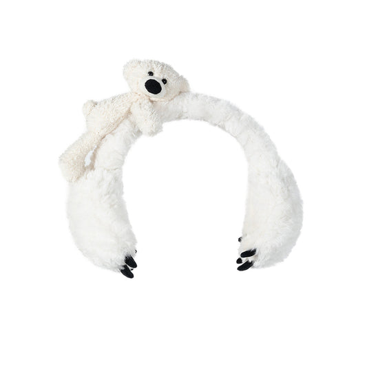 13DE MARZO Bear Paw Earmuff White