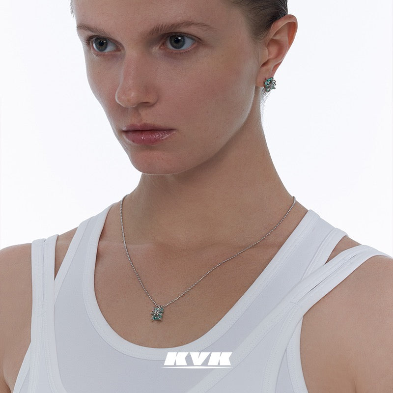 KVK Spider Sequence Collection Spider Form Basic Element Necklace