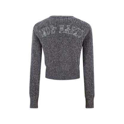 13DE MARZO Doozoo Cuddle Button Cardigan Dark Grey