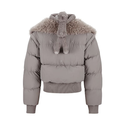 13DE MARZO Doozoo Detachable Short Down Jacket Grey