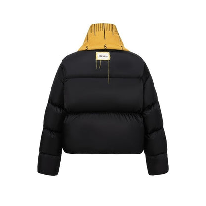 13DE MARZO Tailor Bear Ruler Down Jacket Black