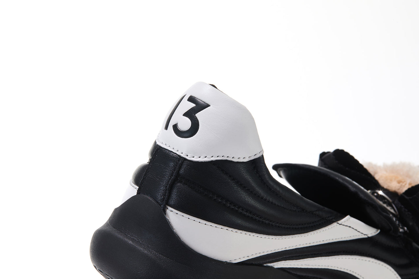 13DE MARZO Ballet Bear Sneakers Black