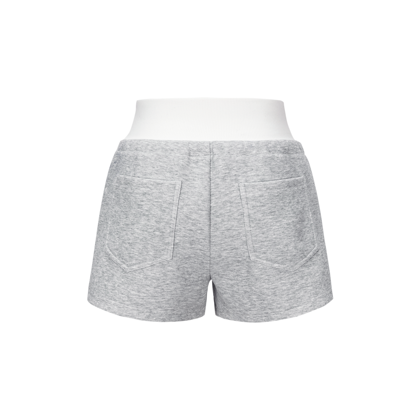 13DE MARZO Sports Shorts with Double Waistband Grey