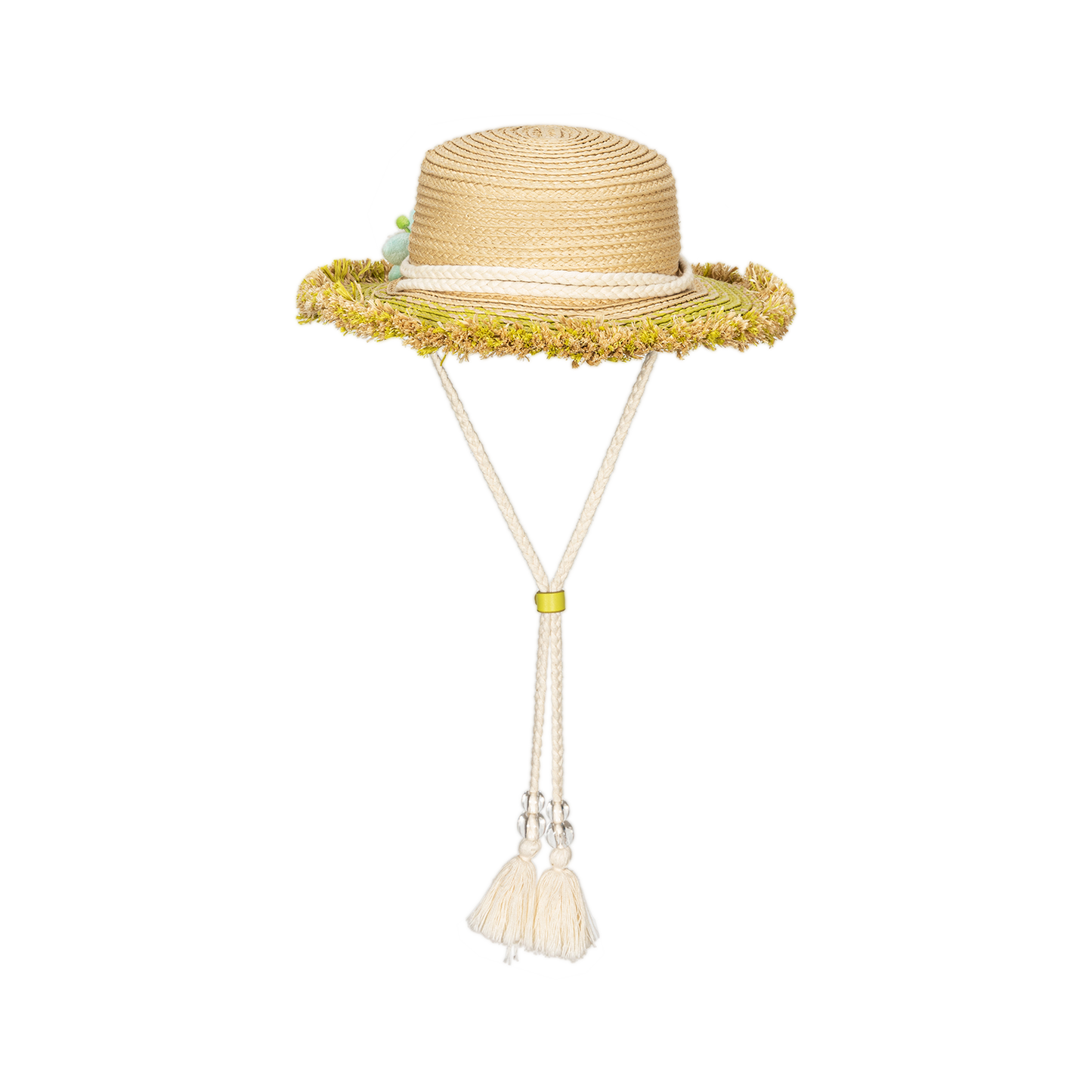13DE MARZO Floral BabyBear Straw Hat