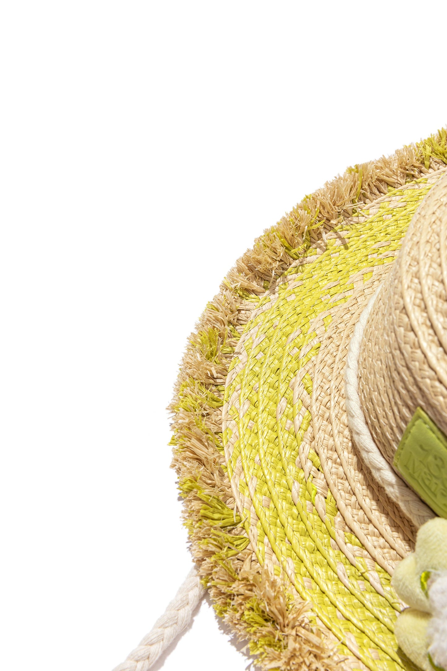 13DE MARZO Floral BabyBear Straw Hat