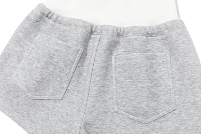 13DE MARZO Sports Shorts with Double Waistband Grey