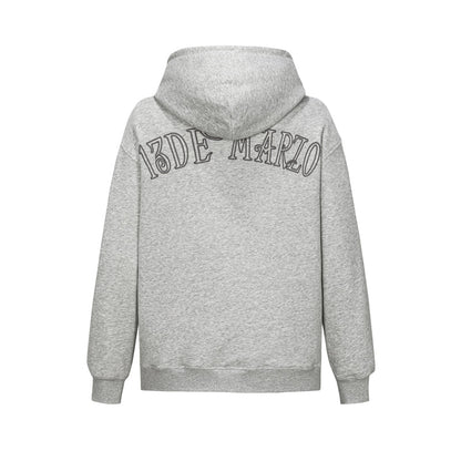 13DE MARZO Doozoo Pocket Bear Hoodie Grey