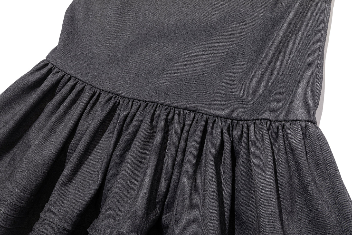 13DE MARZO Sleeveless Tulle Dress Dark Grey