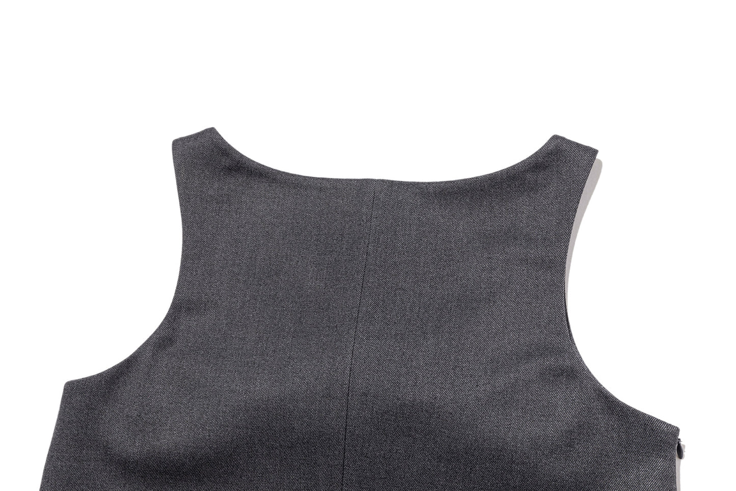 13DE MARZO Sleeveless Tulle Dress Dark Grey