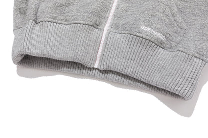 13DE MARZO Nighty Night Bear Cropped Jacket Grey