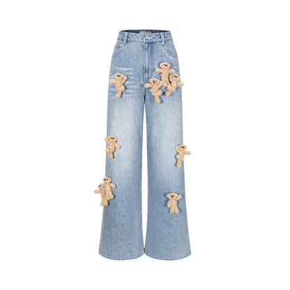 13DE MARZO Doozoo Straight Jeans Blue