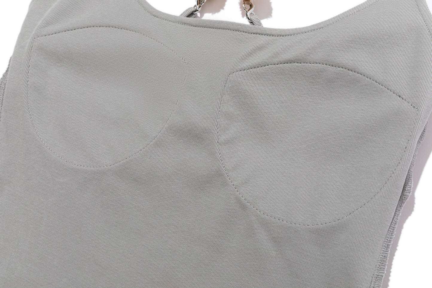 13DE MARZO Back Bear Harness Top Grey