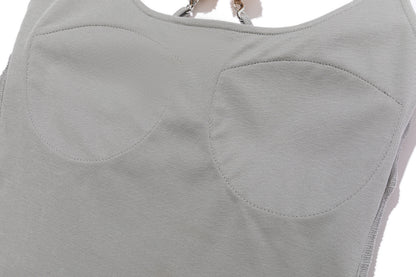 13DE MARZO Back Bear Harness Top Grey