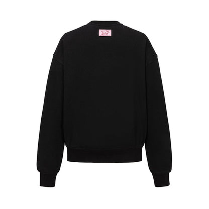13DE MARZO x RONRON Double Ribbon Bear Sweater Black