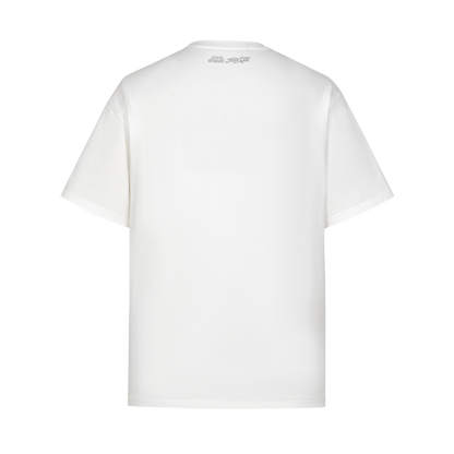 13DE MARZO Elephant Bear Printed T-Shirt White